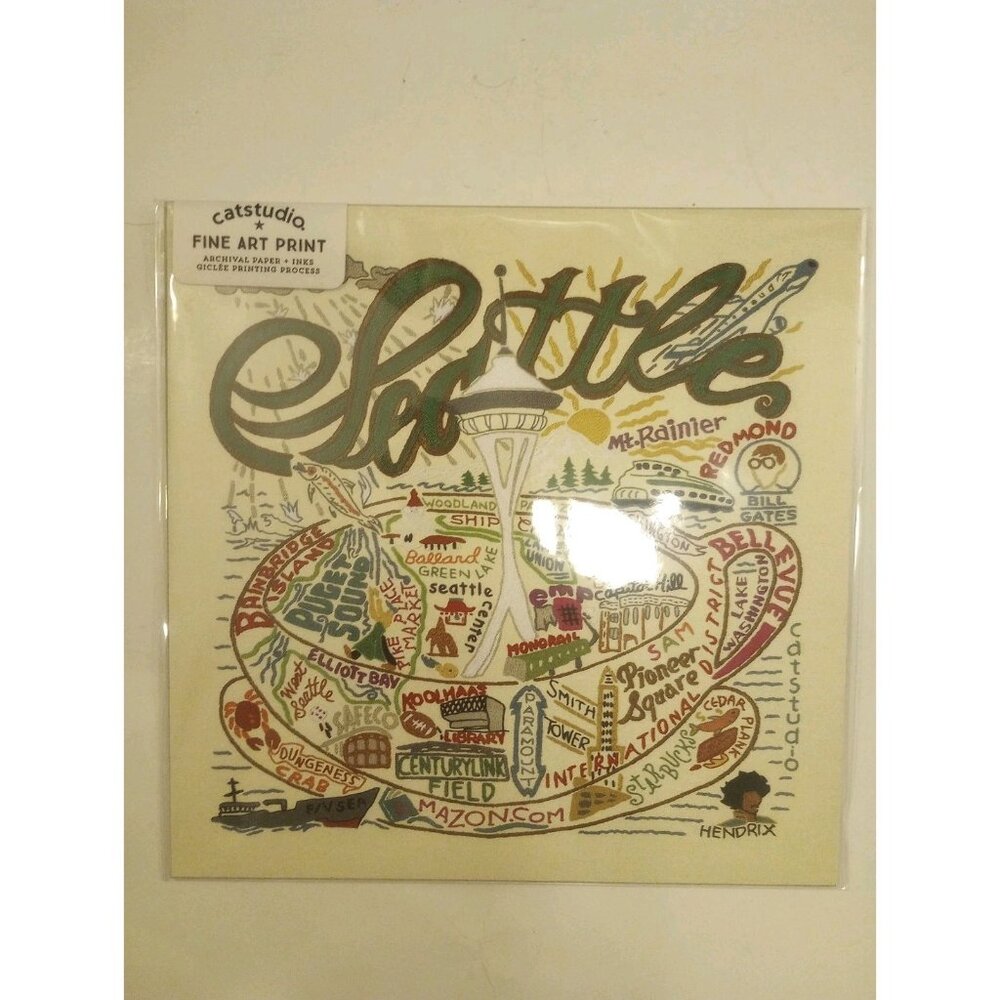 Cat Studio Fine Art Print Seattle